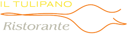 Logo del ristorante Il Tulipano con linee eleganti.